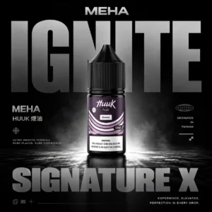 MEHA 魅嗨 HUUK 煙油 30ml巨量裝｜30mg尼古丁鹽黃金配比 適用於注油小煙，台灣現貨正品快速出貨