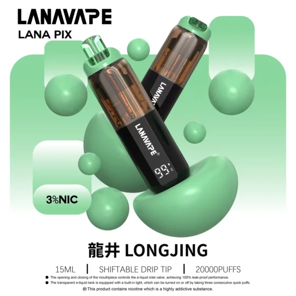 LANA PIX 閃光彈 20000口拋棄式電子煙｜獨家折疊吸嘴 15ml巨量儲油 Mesh網芯爆汁口感 3%丁鹽，台灣現貨正品快速出貨